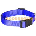 thumbnail image 4 of Wideskall® Classic 8-14" inch Adjustable Nylon Dog Collar, X-Large, Blue, 4 of 5