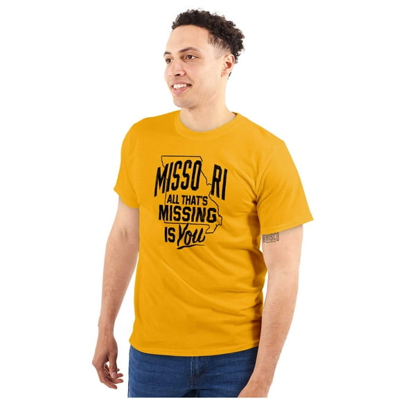 Missouri All That's Missing Is You MO Plus Size Crewneck Graphic Tee Shirt Brisco Brands 2X