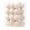 6cm-White, variant on 24 Pcs Flocked Christmas Ornaments Balls Velvet Shatterproof Christmas Tree Decorations