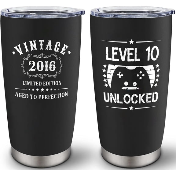 10 Year Old Boy Gifts, Birthday Gifts for 10 Year Old Boy, 10th Birthday Gift for Boys, 10yr Old Boys Gift Tumbler 20oz