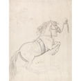 thumbnail image 2 of James Seymour 15x18 Black Ornate Wood Framed Double Matted Museum Art Print Titled - Training at the Pillar, Horse Wearing Bridle and Surcingle, 2 of 5