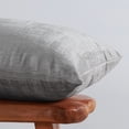 thumbnail image 4 of Home Soft Things Textured Velvet Pillow Covers (Set of 2), - Steeple Gray - 14" x 26", 4 of 6