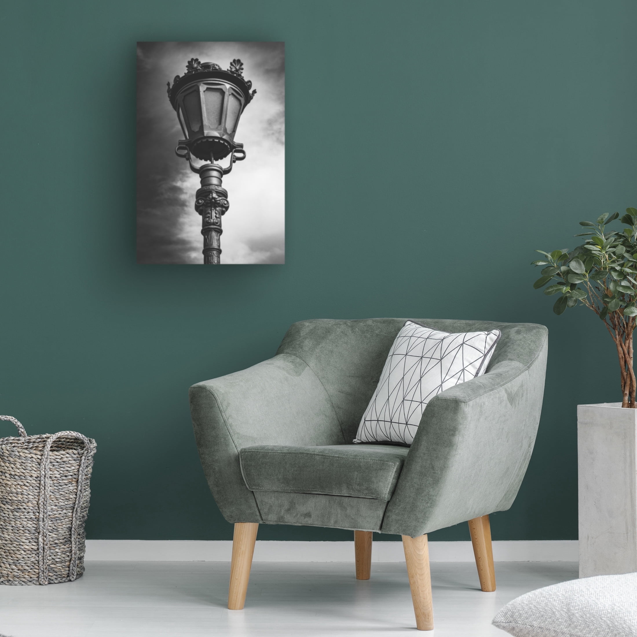 Trademark Fine Art Dragan Trosic Portrait of lampshade Canvas Wall Art