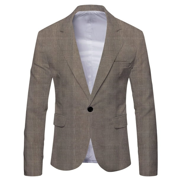 Chaqueta de traje informal de primavera para hombre, traje británico de talla grande para hombre