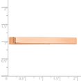 thumbnail image 2 of 14k Rose Gold Polished Tie Bar 50x4.5mm Wide Tie Clip for Men - 3.3 Grams, 2 of 2