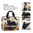 thumbnail image 4 of FORMRS 16" Laptop Bag Carrying Sleeve Case with Handle Travel Shoulder Briefcase, Halloween Cat, 4 of 8