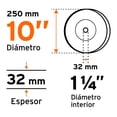 thumbnail image 3 of Piedra Para Esmeril Truper PIES-1036 10 X 1-1/4 Grano 36, 3 of 3