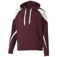 thumbnail image 2 of Holloway Sportswear L Boys PROSPECT HOODIE Maroon/White 229646, 2 of 2