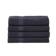 thumbnail image 1 of Impressions Bolingbroke Eco-Friendly Cotton 4-Piece Bath Towel Set, Navy Blue, 1 of 6