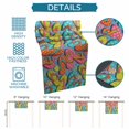 thumbnail image 6 of Watercolor Flip Flops Table Runner 70 Inches, Summer Ocean Beach Slippers Blue Bed Runner Dresser Scarves Tabletop for Indoor Outdoor Parties/Ceremony/Banquet, 13" x 70", 6 of 9