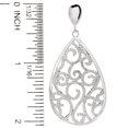 thumbnail image 3 of 925 Sterling Silver White Natural Zircon Earring, 3 of 3
