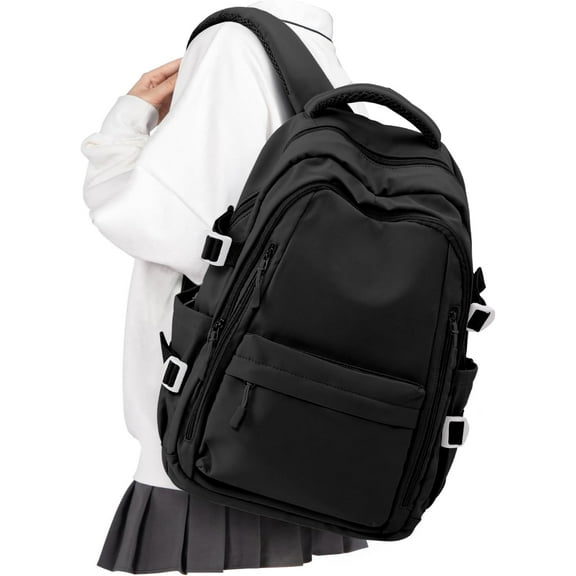 Lightweight Backpack for Women, Large Laptop Travel Backpack Casual Daypack College Bag Rucksack for Men. White