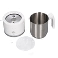 thumbnail image 4 of Electric Milk Frother Detachable Quiet Automatic Hot Cold Milk Foamer for Coffee Hot Chocolate EU Plug 220?240V White, 4 of 5