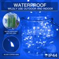 thumbnail image 4 of Luces LED navideñas Suddus Blue 200 20 m, funcionan con pilas, 4 of 8