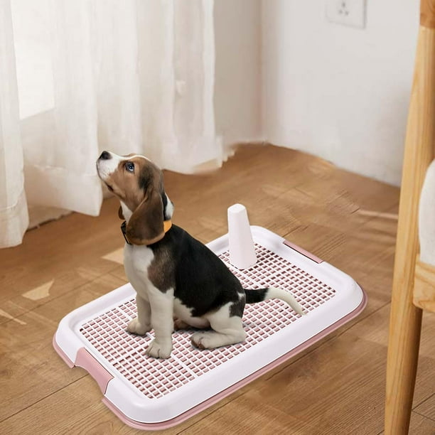 Milaget Dog Potty Pan Portable Dog Toilet for Small and Medium Dogs Pets Accessories Pink