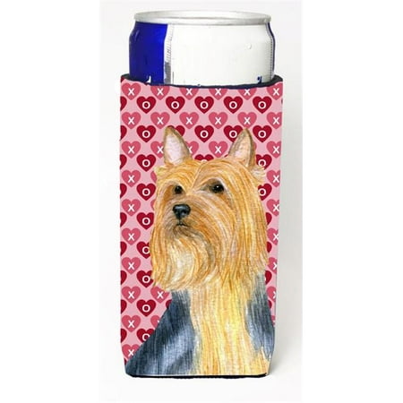 

Carolines Treasures LH9136MUK Silky Terrier Hearts Love And Valentines Day Portrait Michelob Ultra s For Slim Cans - 12 oz.