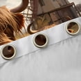 thumbnail image 4 of Homewish Animal Highland Cow Blackout Curtains Set of 2 (52x84 Each) for Boys Girls,Retro Lodge Cabin Windmill Window Curtains,Western Vintage Aesthetic Curtains and Drapes,Breathable Home Decor, 4 of 6