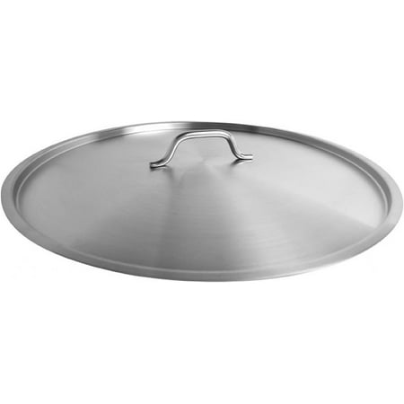 

Truecraftware – 80 qt. Stainless Steel Stock Pot Lid - Heavy Duty Stock Pot Cover Stew Pot Simmering Pot Soup Pot Lid Oven Safe & NSF Certified