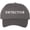 Chacoal/White, variant on Detective Embroidered Text Baseball Cap | Investigator Agent Structured Hat for Men and Women (Khaki/Black)