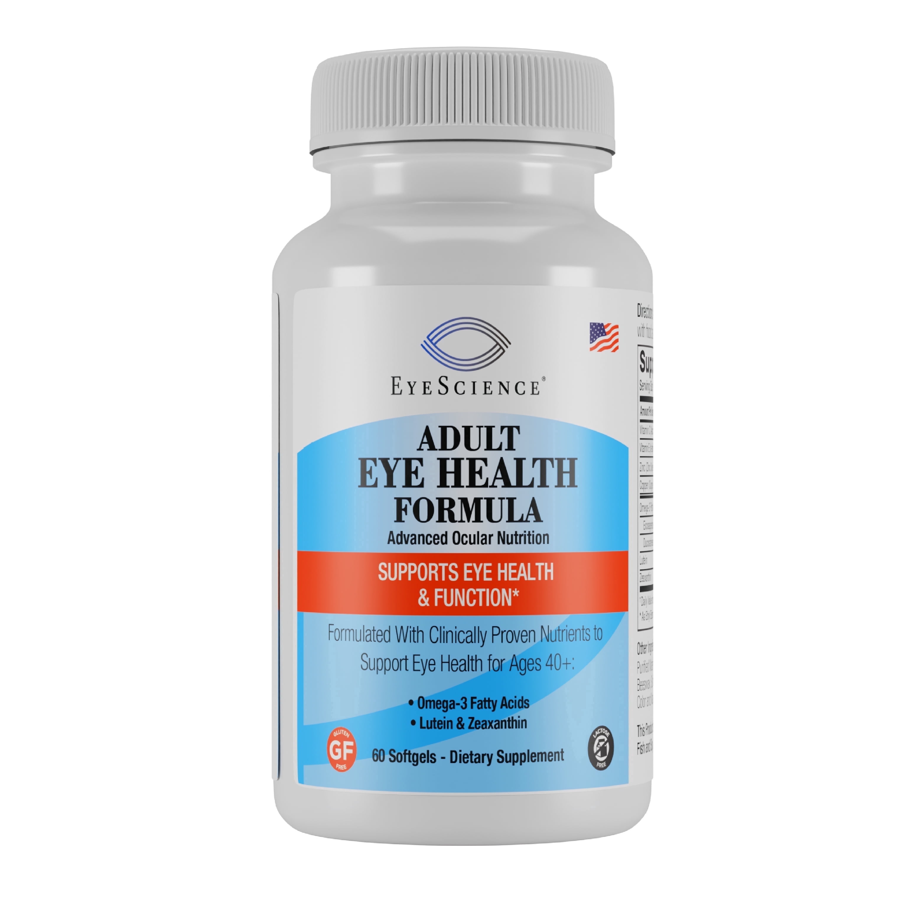 GNC Eye Health Formula, Vision Care Supplement with Lutein, Vitamins & Minerals
