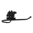 thumbnail image 4 of Ebros Whimsical Black Bear Toilet Paper Holder Bathroom Wall Decoration 8.25"H, 4 of 9