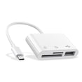 thumbnail image 1 of Lector de tarjetas de memoria USB C a Micro SD TF RayCue 3 en 1, 1 of 6