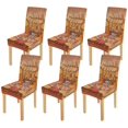 thumbnail image 1 of ABPHQTO Otoño otoño Volver a la escuela Funda protectora para silla Funda protectora para asiento para comedor Hotel Fiesta de boda Juego de 6, 1 of 4