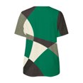 thumbnail image 5 of Fiudx Camisas de Mujer Blusa Informal de Manga Corta con Cremallera y Cuello Redondo para Mujer, 5 of 5
