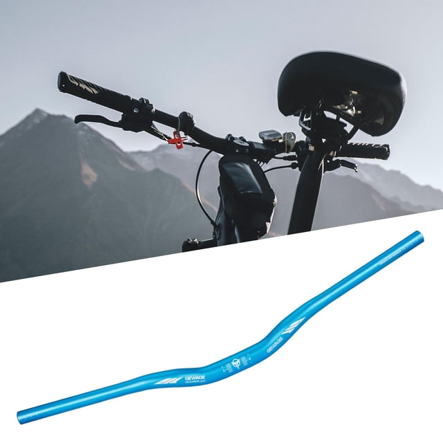 Manillar elevador de bicicleta de montaña, abrazadera de barra de 31,8mm, elevador de 30mm, manillar de aleación de aluminio para bicicleta de montaña , , 780 mm Azul 780mm Soledad manillares de bicicleta de montaña