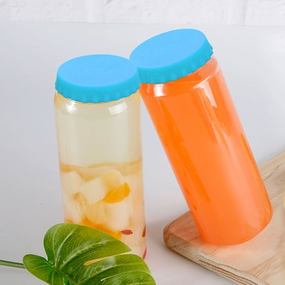 Easy-Open Silicone Can Lids, Can Covers, Leak-Proof Silicone Seals for Beer and Beverage Cans