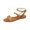 Brown, variant on OAVQHLG3B Women's Slingback Flats Sandals Casual Footwear Solid Color Women's Casual Flip-Flops Sandals