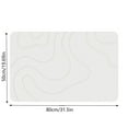 thumbnail image 3 of Shower Stone Bath Mat, Diatom Material, Water-Absorbent, Quick Drying, Non , Easy Care, Decor for Front Door, Bathroom, Living Room, Bedroom, Green, 50Ã80cm/19.96Ã31.5in, 1PC, 3 of 7