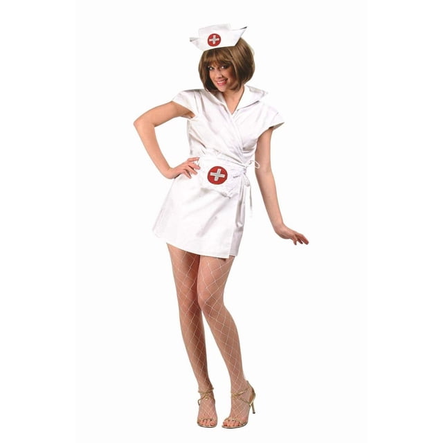 Disfraz de enfermera RG para mujer, talla única, blanco