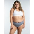 thumbnail image 2 of Fruit Of The Loom 10 Pack Women's Plus Fit for Me® Cotton Hipster Panty, Assorted, 2 of 4