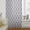 Gray, variant on Quatrefoil Moroccan Pattern Semi Sheer Curtains Drapes for Living Room, Bedroom, French Doors Window 45 Inches Long, Geometric Red Backdrop Rod Pocket Chiffon Curtain Drapery Voile Draperies Panel