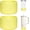 Lt Yellow, variant on 2 Pcs Silicone Boot Protector for YETI Rambler 20/30oz, 10oz Tumbler | Silicone Sleeve for Stanley Quencher 14/20/30oz , Anti-Slip, Anti-Scratches, BPA Free for Commute, Work, Trip