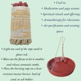 thumbnail image 2 of Lamatar1 Collection Hand-Made Tibetan Sandalwood Rope Incense – 3.5″ / ~35-40 Ropes Bundle – Natural Himalayan Herbs, Sandalwood in Lokta Paper Wrap – Made in Nepal, 2 of 8