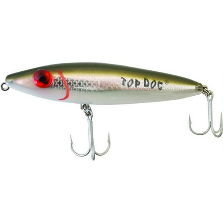 UPC: 0042095944180 | Mirrolure – L&S Bait M94MR-18 Top Dog Green White & Silver Scales
