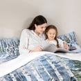 thumbnail image 6 of Homewish Jungle Animal Wolf Full Size Comforter Sets,Country Birch Plant Bedding Comforter Set,Gray White Bedding Sets For Boys Kids,Ultra Soft Home Decor,3-Piece, 6 of 9