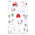 thumbnail image 3 of Hudson Baby Infant Boy Cotton Flannel Burp Cloths, Boy Farm Animals, One Size, 3 of 3