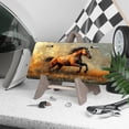 thumbnail image 3 of License Plate, Geometric Running Horse Decorative Front,Personalized Stainless Steel License Plate Cover For Men Women,12.2" X 6.2", 3 of 6