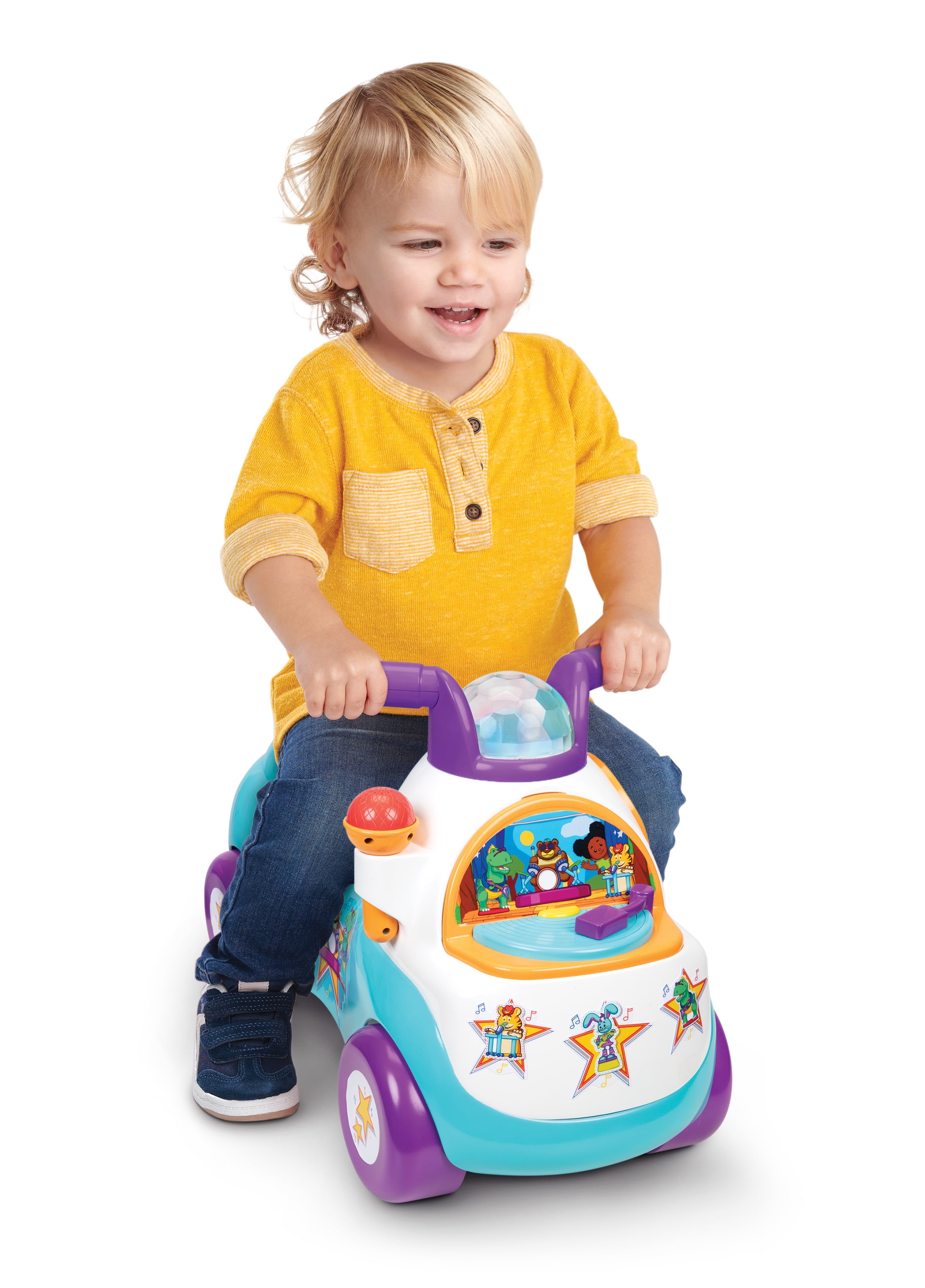 Little People Fisher-Price Move N Groove Ride-on with Lights and Sounds