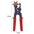 thumbnail image 4 of Cuero perforador cinturón silla de montar correa de reloj giratoria tela de cuero papel perforador herramienta 6 agujeros tamaño Sweethay HA2045-00B, 4 of 4