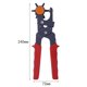 thumbnail image 4 of Cuero perforador cinturón silla de montar correa de reloj giratoria tela de cuero papel perforador herramienta 6 agujeros tamaño Inevent HA2045-00B, 4 of 4
