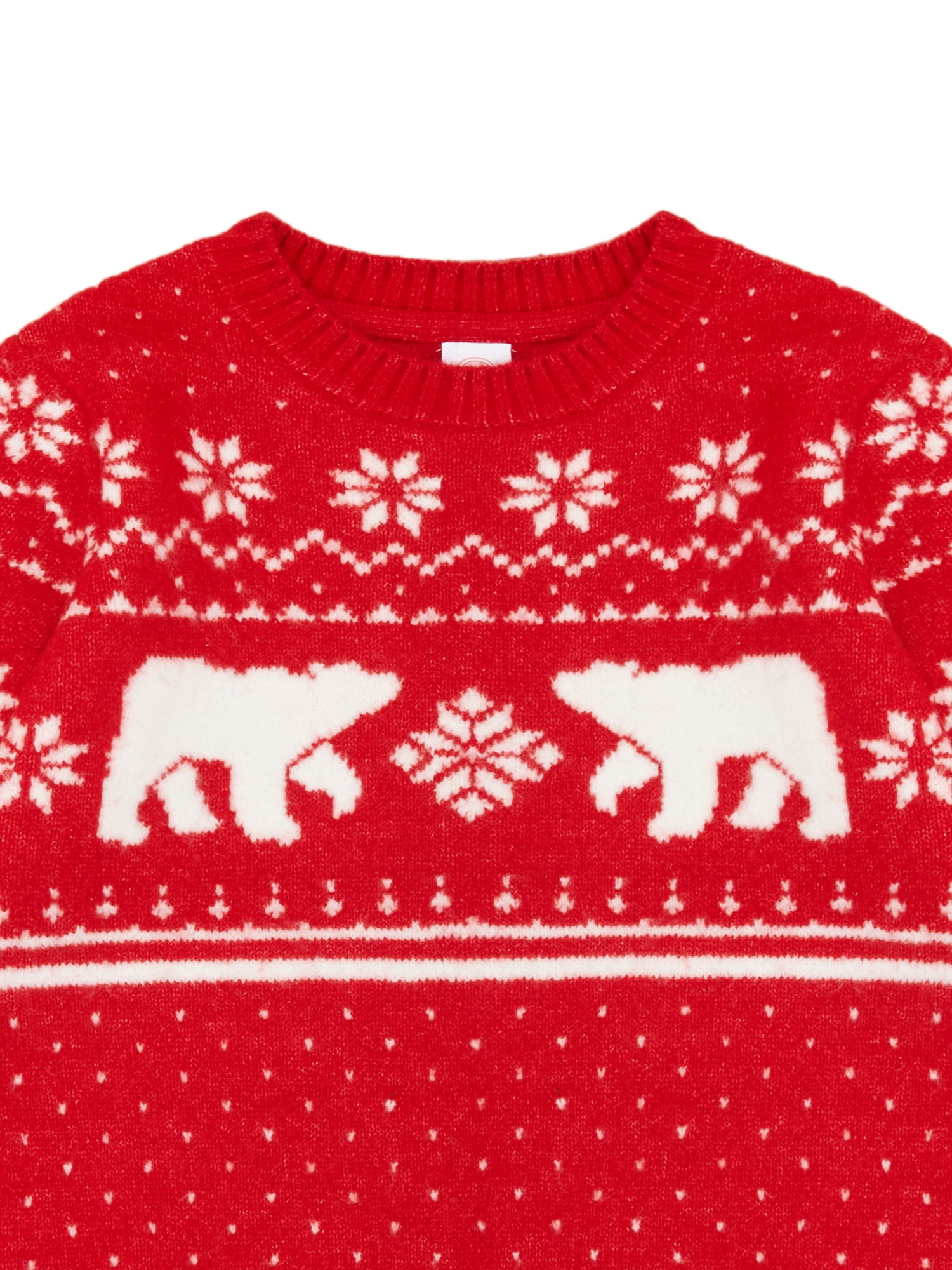 Wonder Nation Boys Holiday Fair Isle Sweater, Sizes 4-18 & Husky