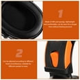thumbnail image 3 of HEALEEP Auriculares Aislantes De Ruido Negros Con Protección Auditiva Para Estudio Y Descanso, 3 of 8