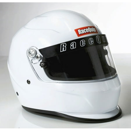 RaceQuip 273116 Gloss White X-Large PRO15 Full Face Helmet (Snell SA-2015 (Best Rated Motorcycle Helmets)