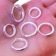 thumbnail image 5 of Small Silver Plating Hoop Earrings Set for Women Set,Hypoallergenic Cartilage Hoop Earings for Jewelry Gifts 3 Pairs, 5 of 8