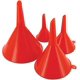 thumbnail image 1 of Juego de 4 Embudos pequeños de plástico CHAO para aceite doméstico rojo, 1 of 4
