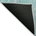 thumbnail image 3 of Addison Rugs Chantille Indoor/Outdoor Transitional Lines Teal Washable Rectangle Rug, 8' x 10', 3 of 6
